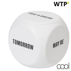 Verdict, decision maker antistress ball, white, AP800242-01