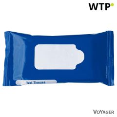 Nasse Taschentücher, Blau, V4950-11