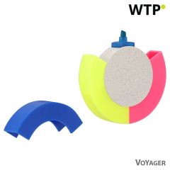 Evidenziatore circolare in paglia di grano, beige, VA366-20