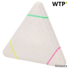 Evidenziatore triangolare in paglia di grano, misto, VA646-00