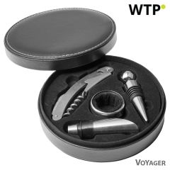 Weinset, 4 Teile, Schwarz, V7984-03