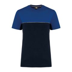 Unisex ekološka kratka dvobarvna majica s kratkimi rokavi, EGWK304