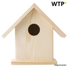 Wooden birdhouse kit Wesley, brown, 8868-011999999