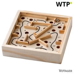 Wooden skill game, brown, V1505-16