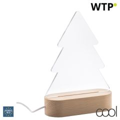 Woodify Xmas, Christmas tree LED light trophy, transparent, AP716921