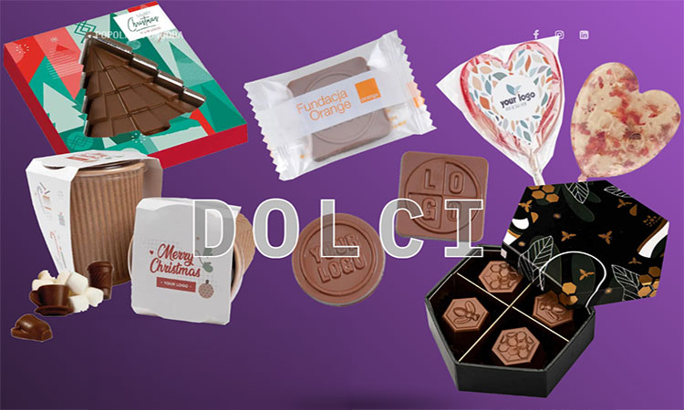 Dolci con confezione stampata