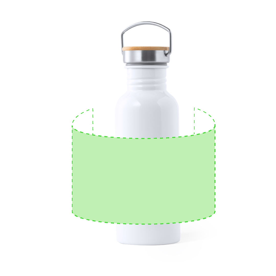 Around the bottle