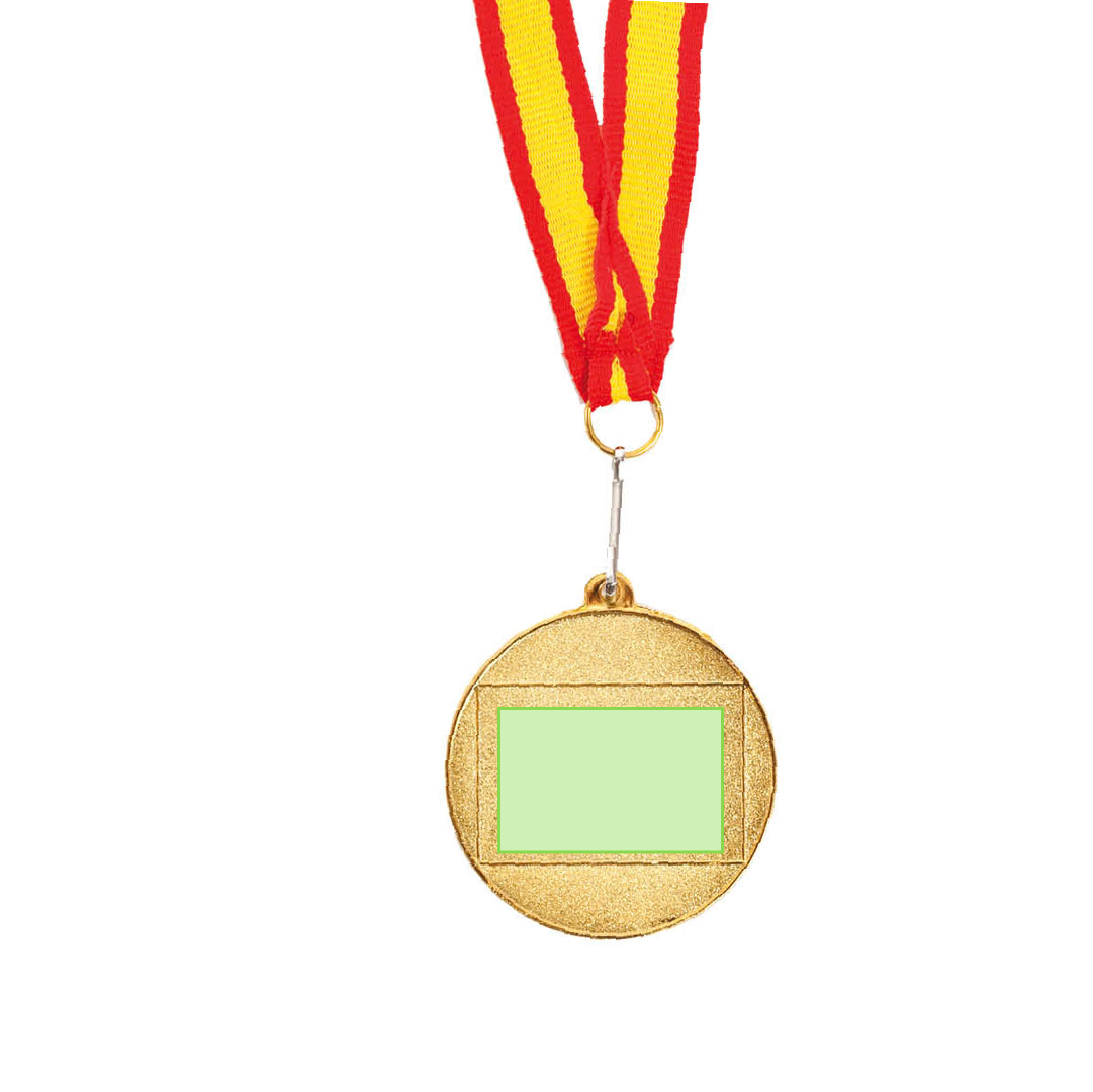 Auf der Rückseite der Medaille
