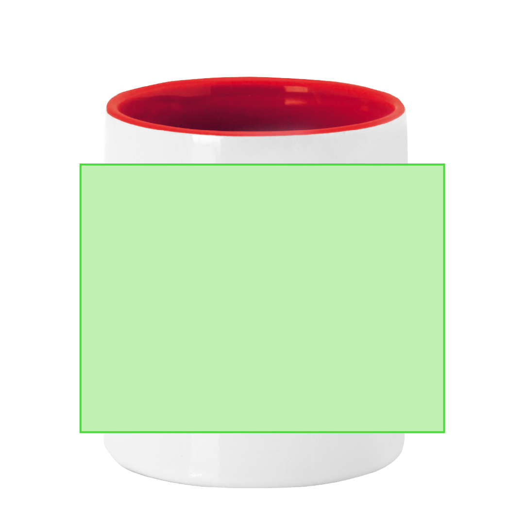 Focalizzato sulla parte frontale della tazza