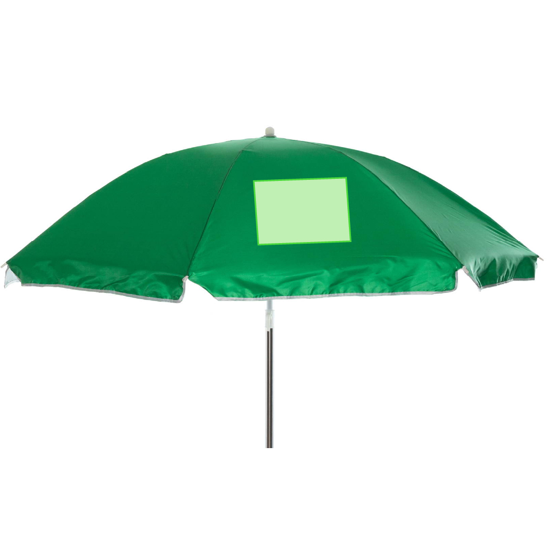 In einem Segment des Regenschirms
