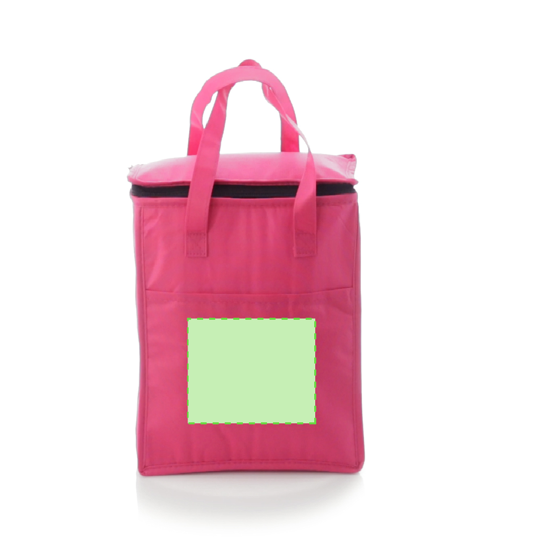 Zentriert in der Tasche