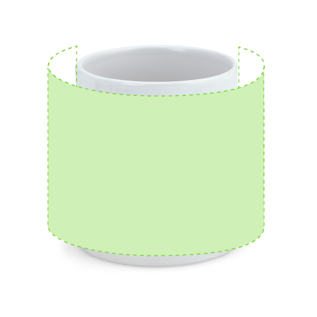 Um die Tasse herum