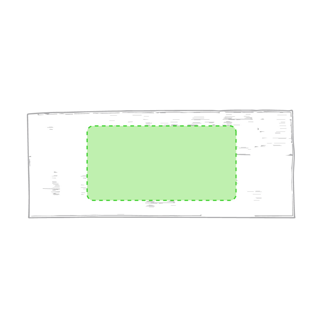 Zentriert