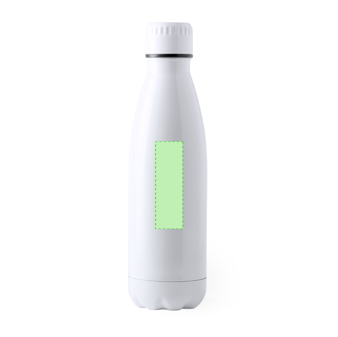 Zentrierte Seite der Flasche