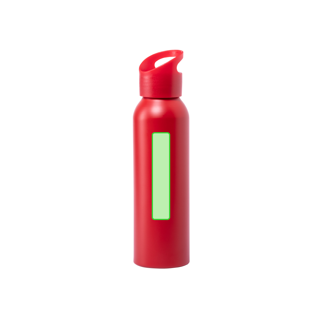 Zentrierte Seite der Flasche