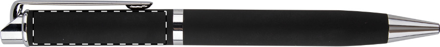 Ballpoint pen below clip - left handed