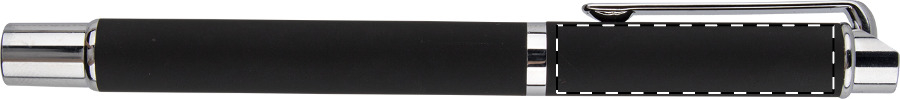 Roller pen below clip - left handed
