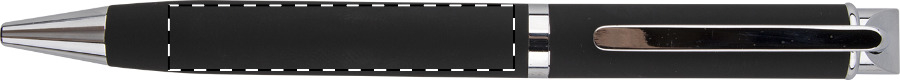 Ballpoint pen barrel - in line with clip