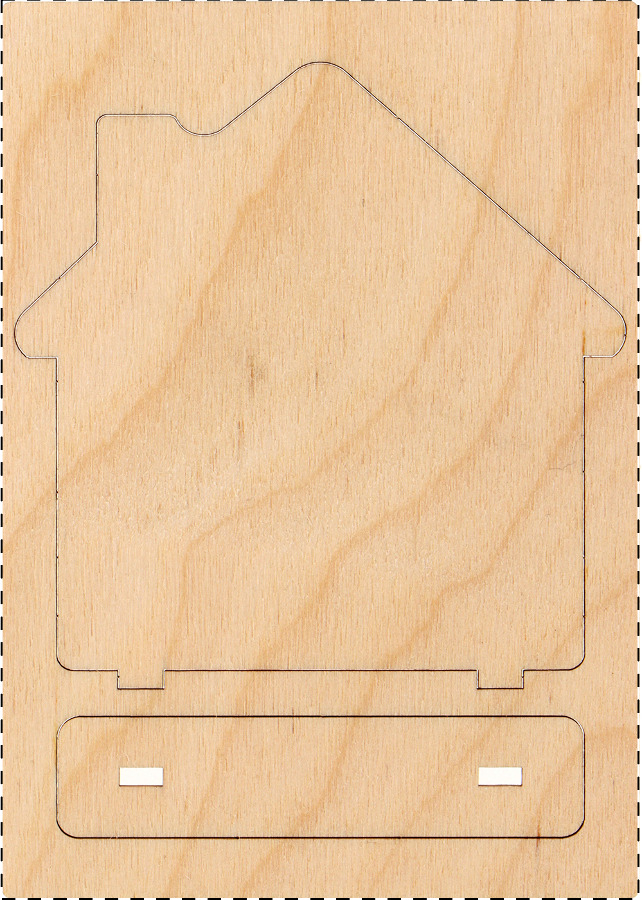 Wooden part - front