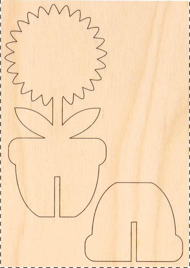 Wooden part - front