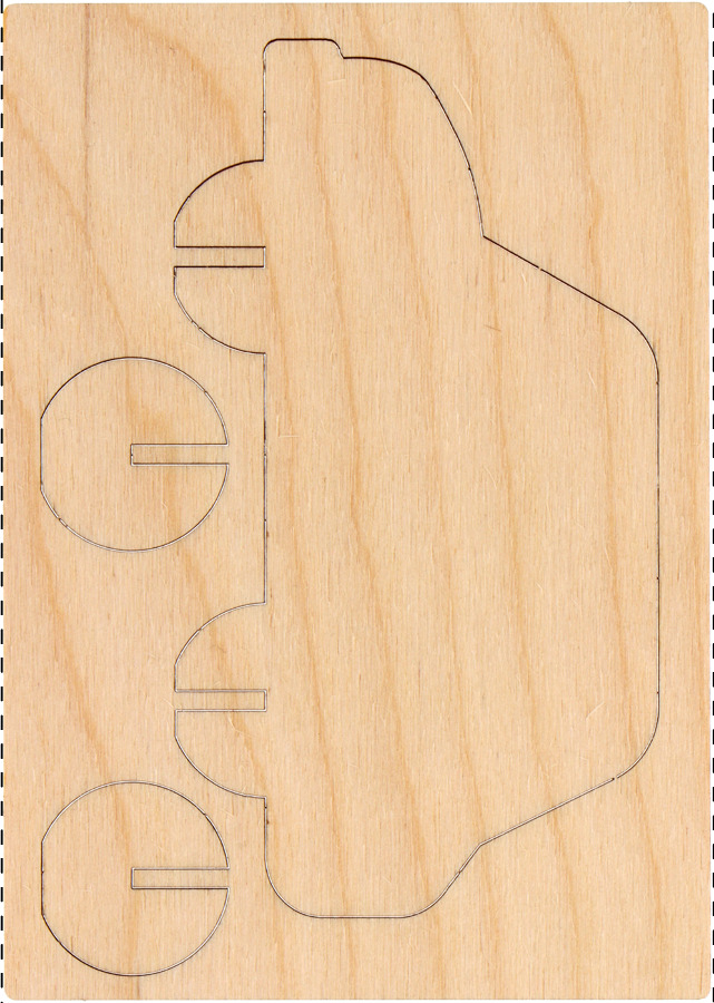Wooden part - front