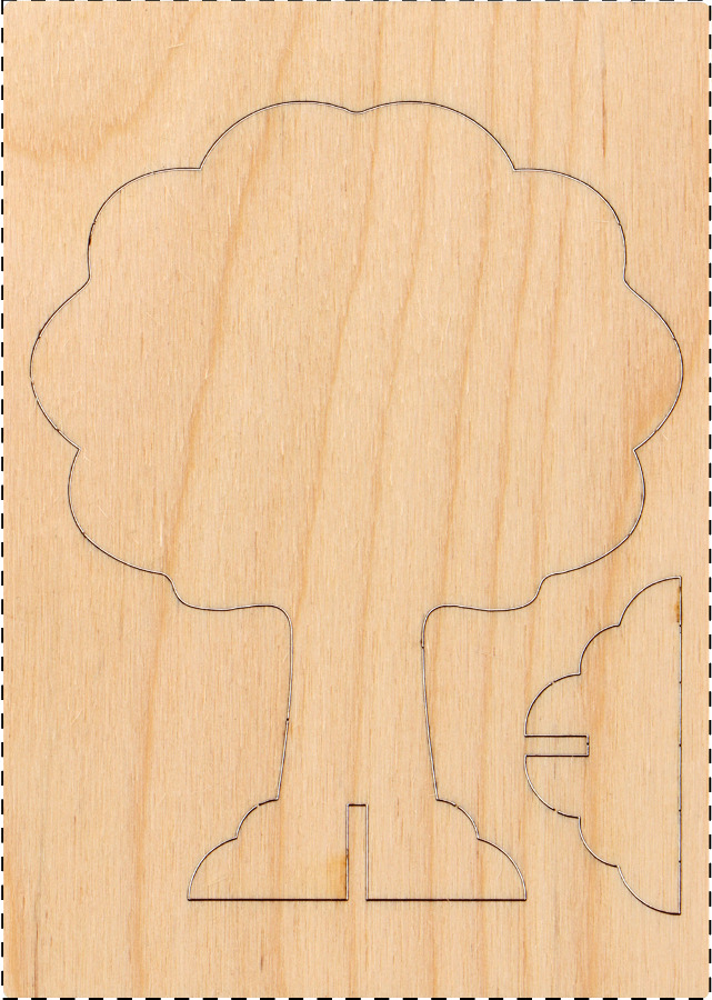 Wooden part - front