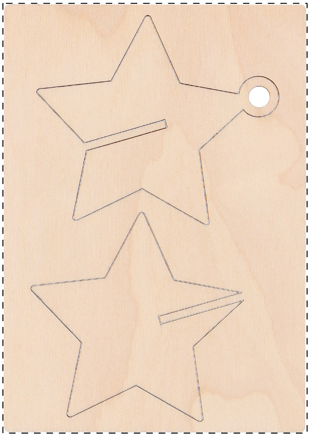 Wooden part - front