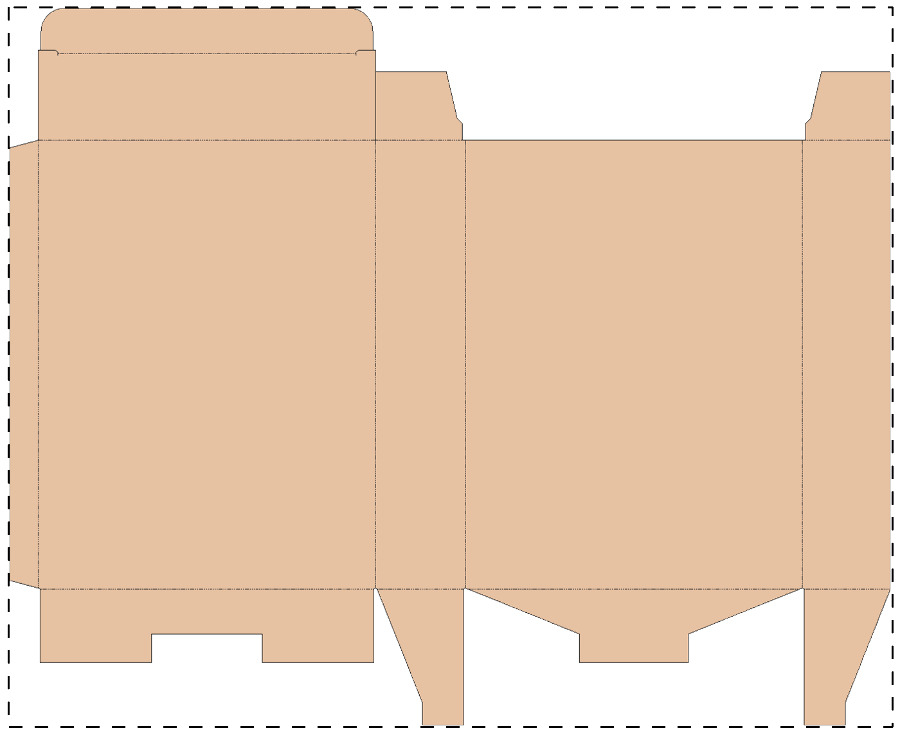 Custom kraft corrugated box