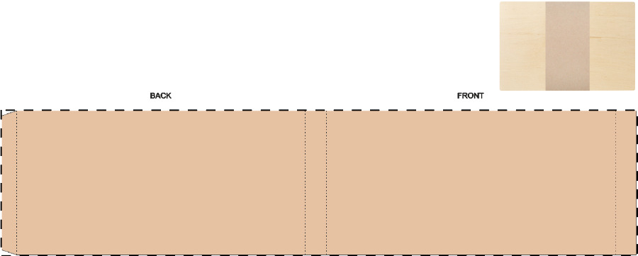 Custom kraft paper sleeve