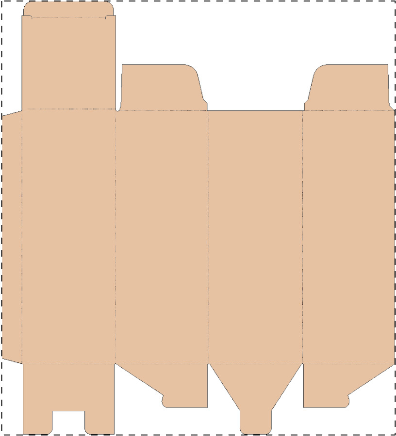 Individuelle Kraftwellpappschachtel