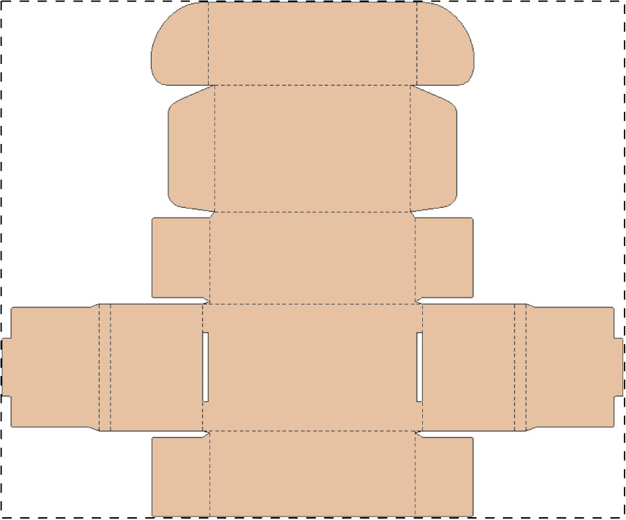 Custom kraft corrugated box