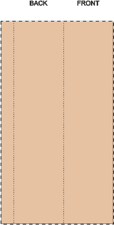 Individuelle Kraftpapierhülle