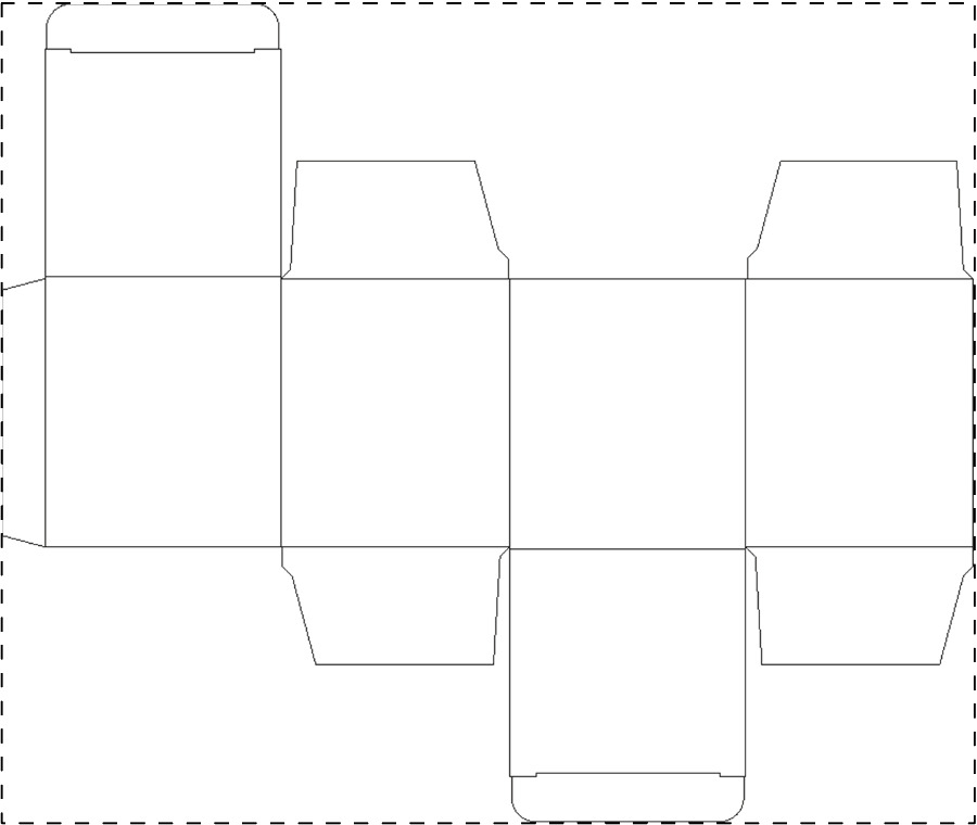 Custom paperboard box
