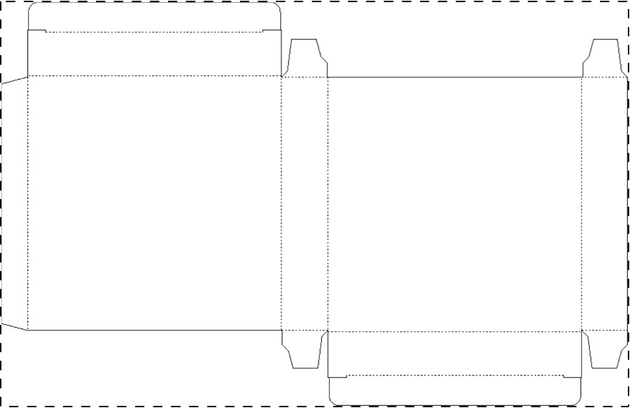 Custom paperboard box