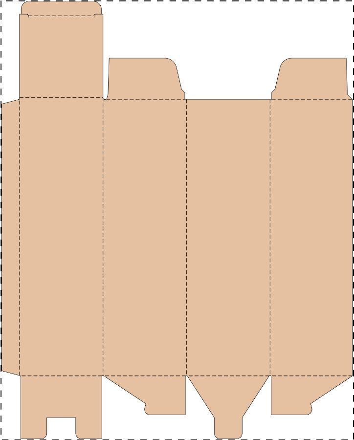 Custom kraft corrugated box