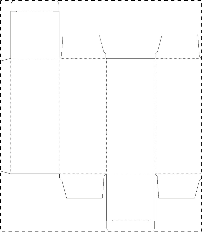 Custom paperboard box