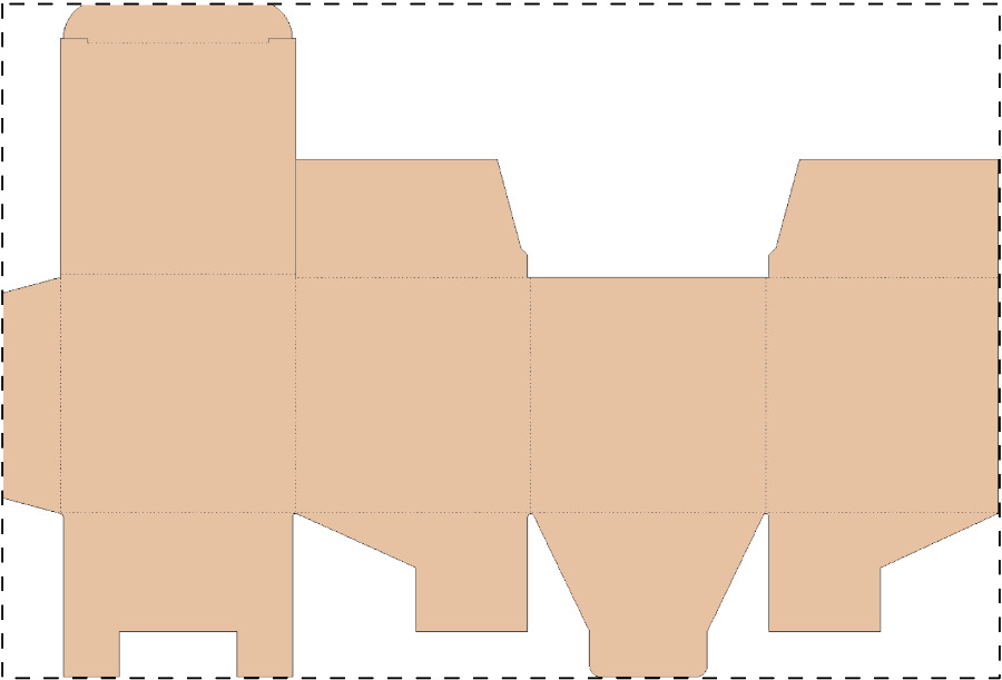 Custom kraft corrugated box