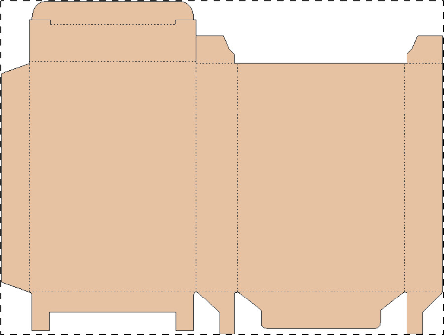 Custom kraft corrugated box