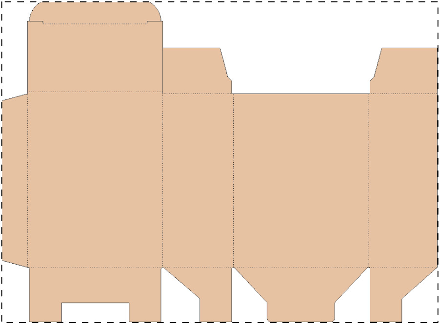 Custom kraft corrugated box