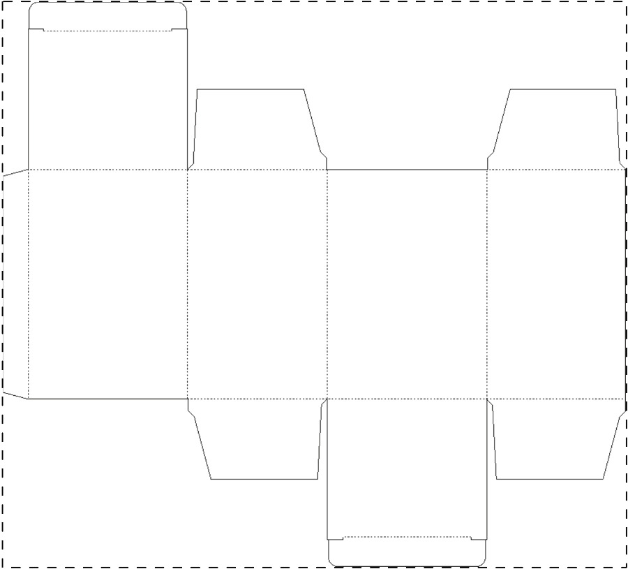 Custom paperboard box