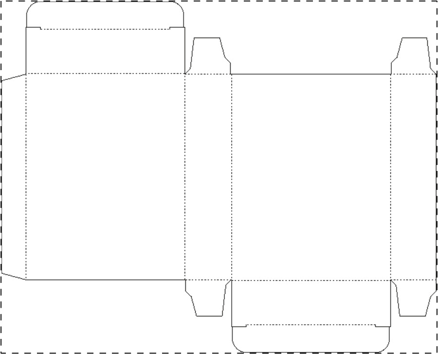 Custom paperboard box