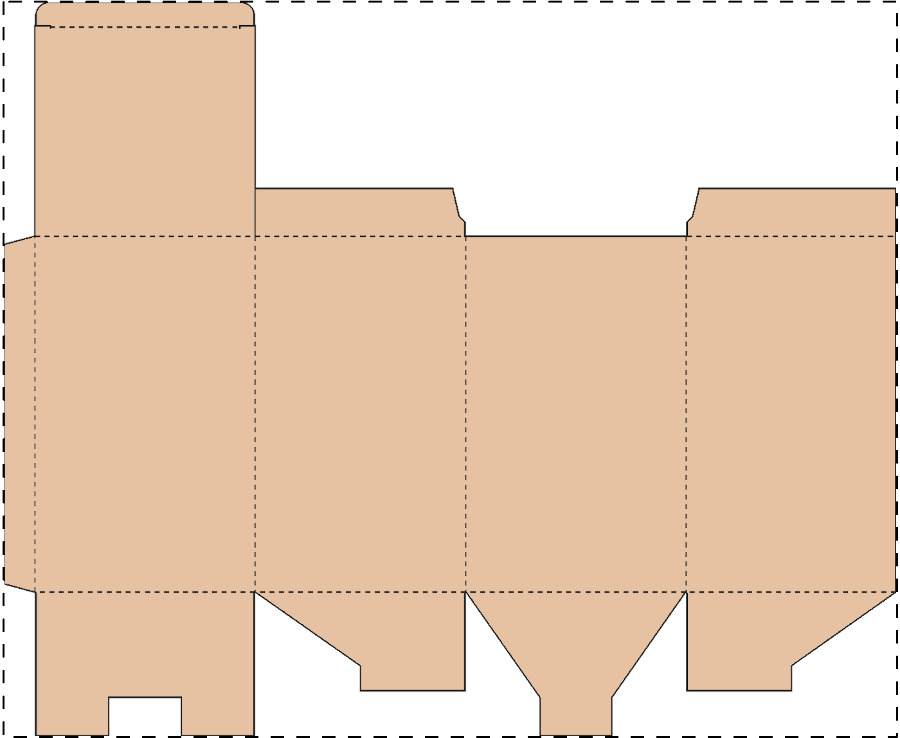 Custom kraft corrugated box