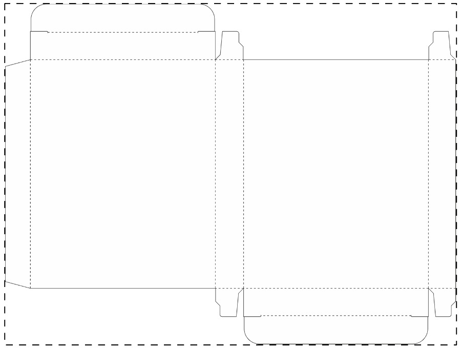 Custom paperboard box