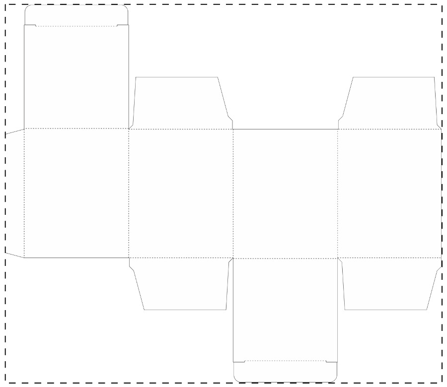 Custom paperboard box