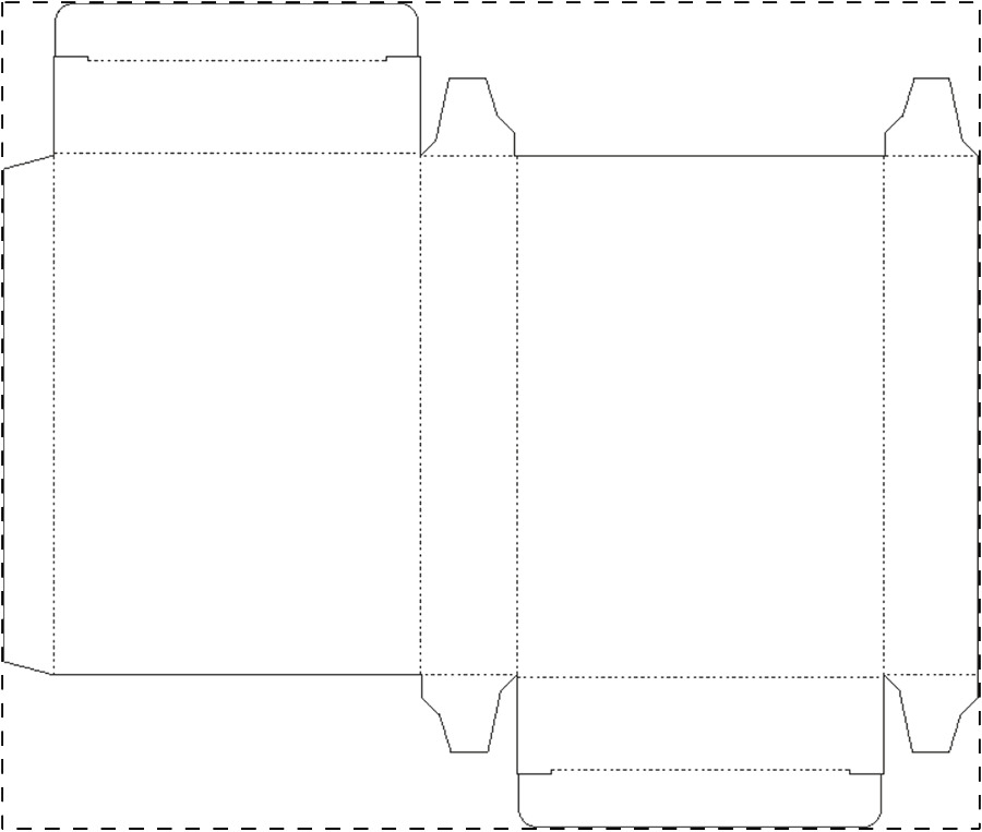 Custom paperboard box