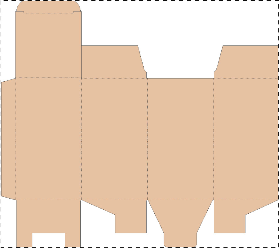 Custom kraft corrugated box