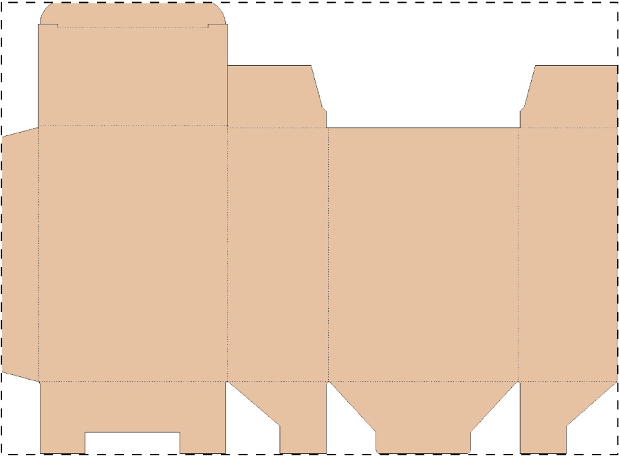 Custom kraft corrugated box