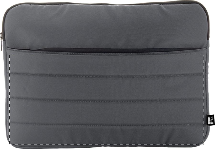 Front side - below zip