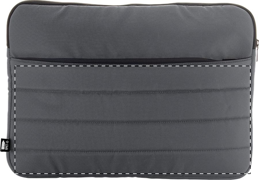 Back side - below zip