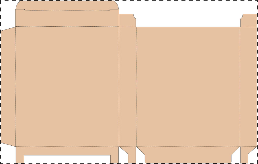 Custom kraft corrugated box